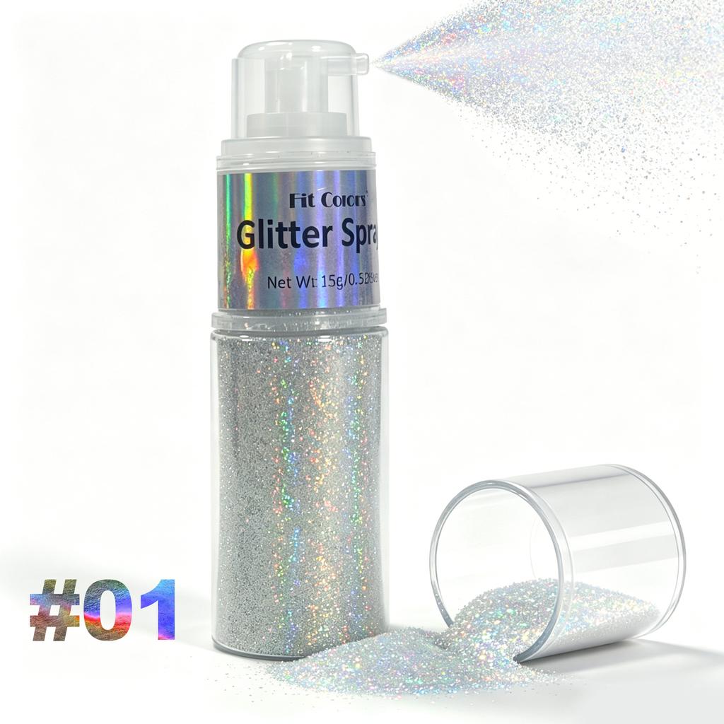Glitzer Spray Schimmer Highlighter Glow Gesicht Körper Highlight Wasserdicht Langanhaltend Festival Make-up Kosmetik