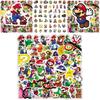 50pcs Super Mario Waterproof Adhesive Sticker For Skateboard/luggage/trolley/fridge Decor