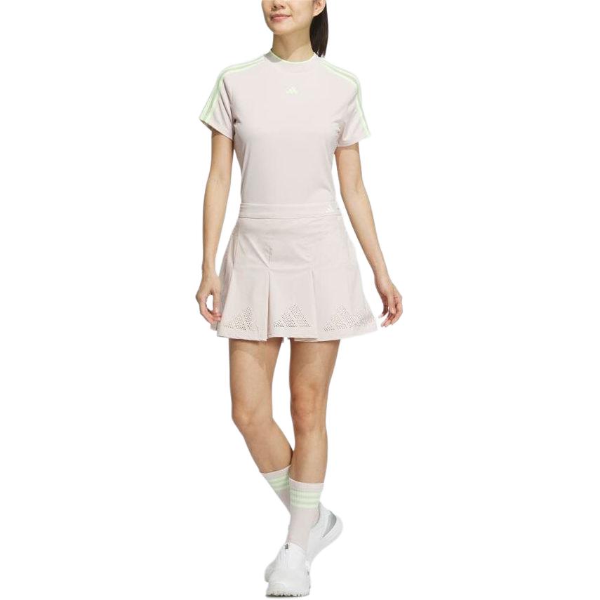 adidas Logo Stripe Golf Casual Skirt Women Skirts Light-Purple IN6593