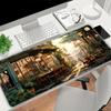 Oversized Forest Cafe Cartoon Gaming Mouse Pad HighQuality NonSlip Rubber Keyboard Desk Mat Durable for Home Office