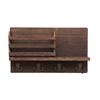 Wood Mail Organizer Thickening Wall Mount Home Decor Home Storage Holder  Entryway