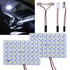 2Set 12V Car 1210 48-LED Panel Light 7000K White Dome Map Interior Bulb Lamp