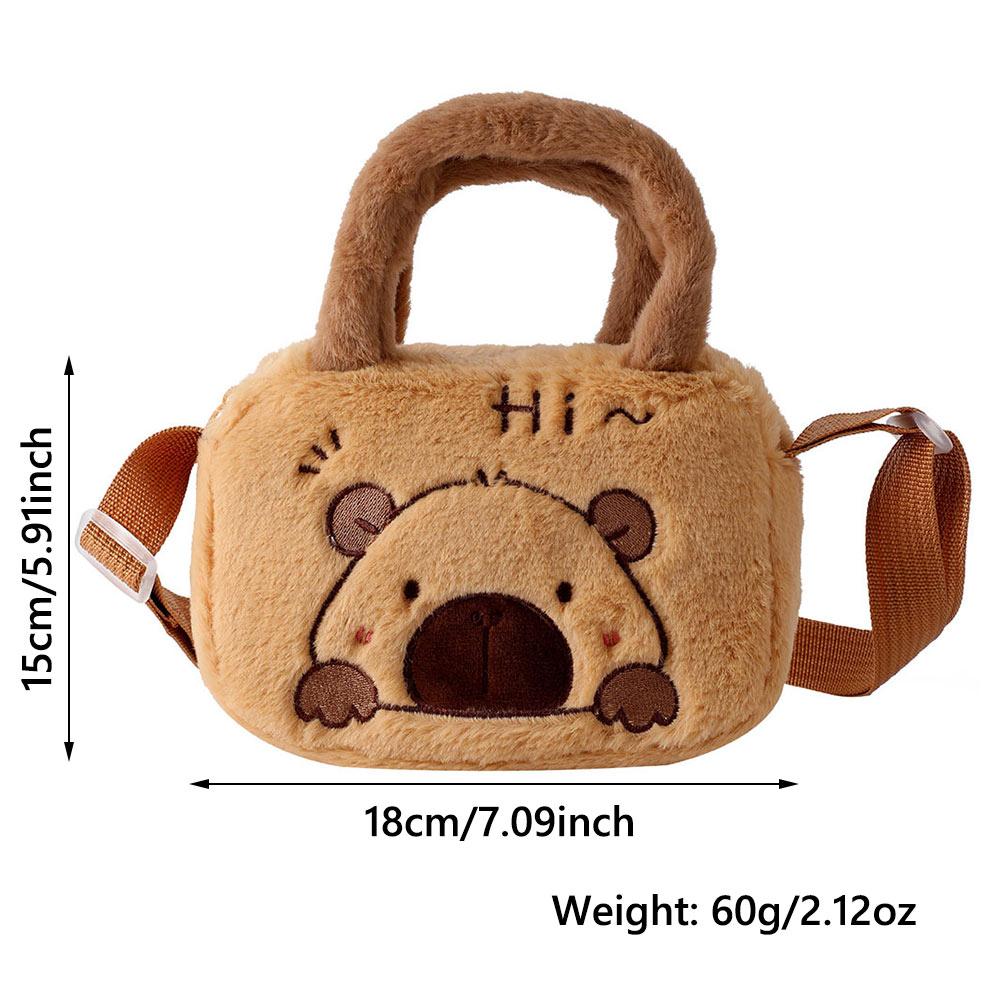 Kids Gift Cartoon Bag Capybara Cute Children's Handbag Anime Peripheral Products Crossbody Coin Bag for Girls