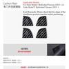 For Tesla Model Y Model 3 Refreshed Version Carbon Fiber Door Switch Button Sticker Interior Decoration Accessories