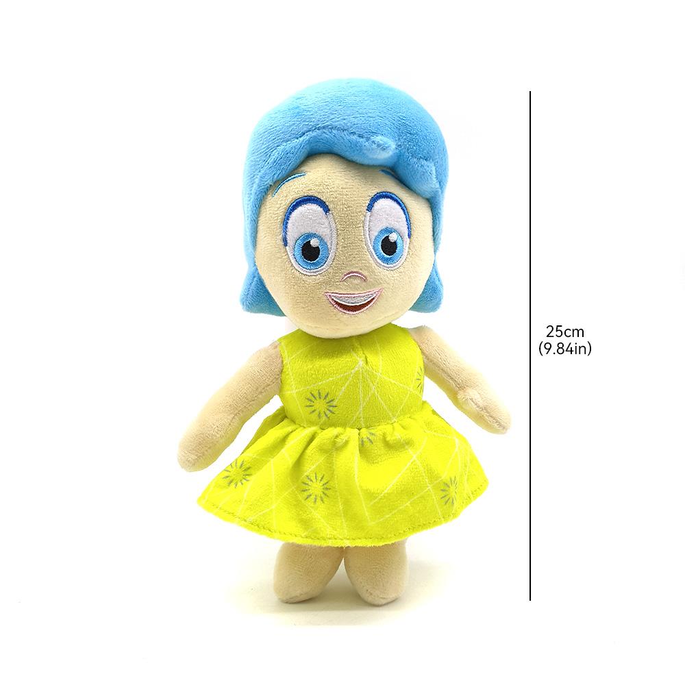 New Inside Out Movie Plush Doll Joy Sadness Anxiety Anger Disgust Fear Characters Stuffed Toys Festival Decoration Birthday Gift