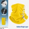 Windproof Winter Cycling Face Mask and Neck Gaiter - Double Layered Fleece Scarf