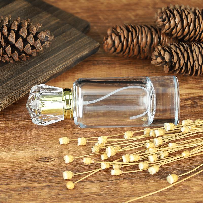 50ml Transparent Glass Fine Mist Perfume Decanting Spray Bottle