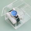 Acrylic Watch Box with Multiple Compartments Transparent Watches Display Case Timepieces Container for Men and Women