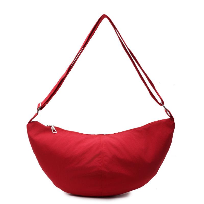 Chic Lightweight Candy Color Dumpling Bag for Women - 2025 Summer Versatile Japanese Style Crossbody