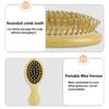 Wooden Cushion Hair Brush - Scalp Massage Comb For Home Use Cushion Comb