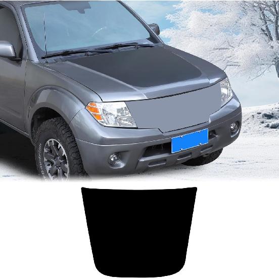 

Aunginsy Car Front Hood Panel Decal Sticker Compatible with Nissan Frontier 2009-2017, Front Hood Engine Panel Precut Vinyl Decal Black Graphic Film Type A