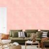 Wallpaper Stars Coral and Peach for Living Room and Bedroom 50x1000