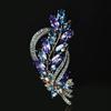 Pin Brooch Ladies High End Crystal Stone Accessories Retro Atmosphere Suit Corsage Coat Pin Brooch Birthday Souvenir GiftRetro Jewelry