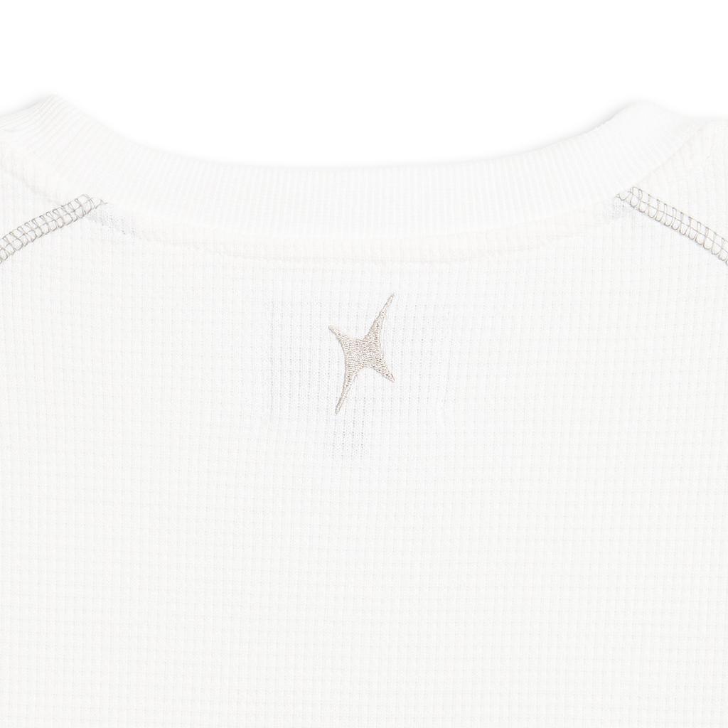 HERVINO Waffle Stitch Long Sleeve [Ivory]