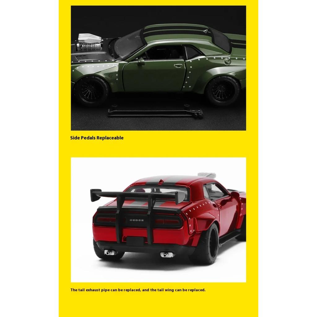 1/36 Dodge Challenger SRT Jailbreak Assembled Version Alloy Car Diecasts & Toy Vehicles Car Model Model Car Toy for Children