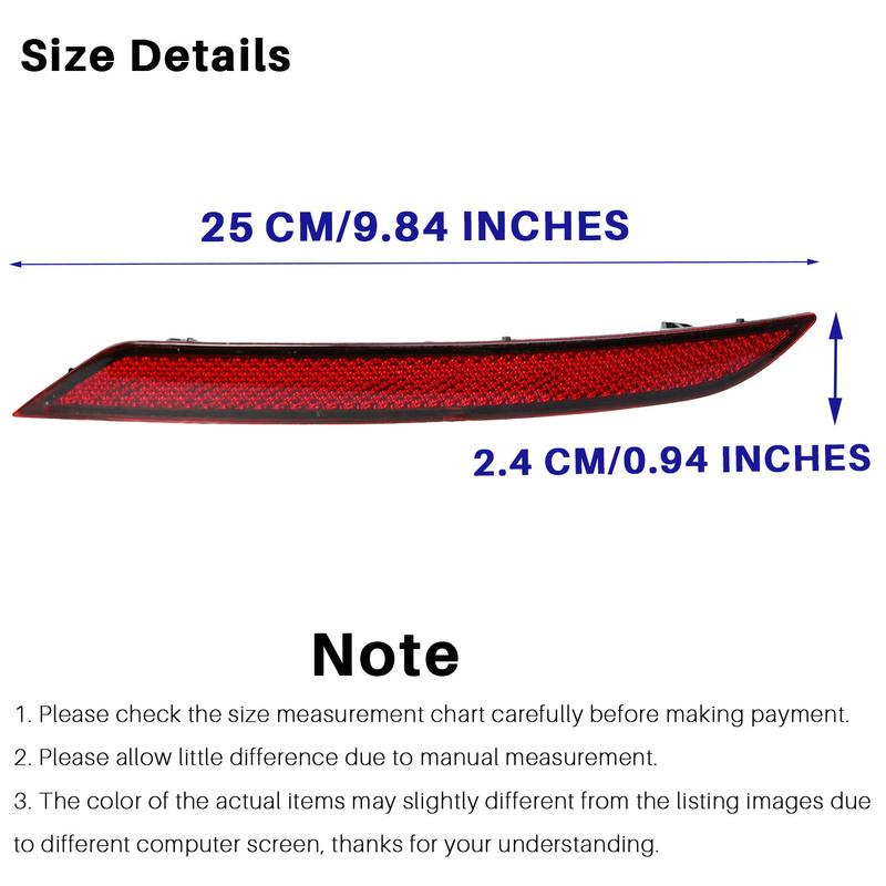 For Seat Leon 2024 Rear Bumper Reflector Lamp Tail Stop Signal Light Assembly 5FA945105C 5FA945106C