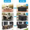 Waterproofed Outdoor Table Cover for Rain Moisture Protecting Tear Resistant Fit Various Furnitures Types