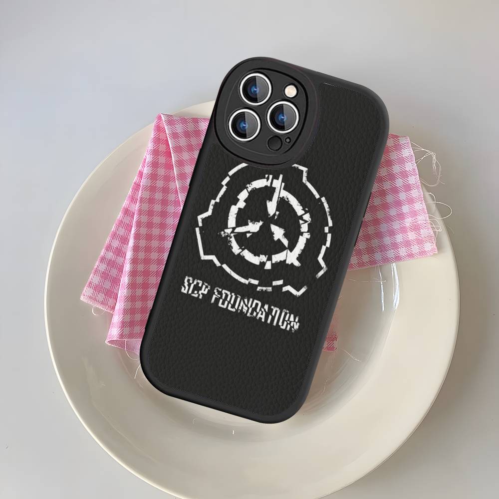 

Чехол для телефона SCP Foundation Game Sci Fi для IPhone 16 15 14 13 12 11 Pro Max Plus Кожаный Ударопрочный Чехол iPhone 16 plus