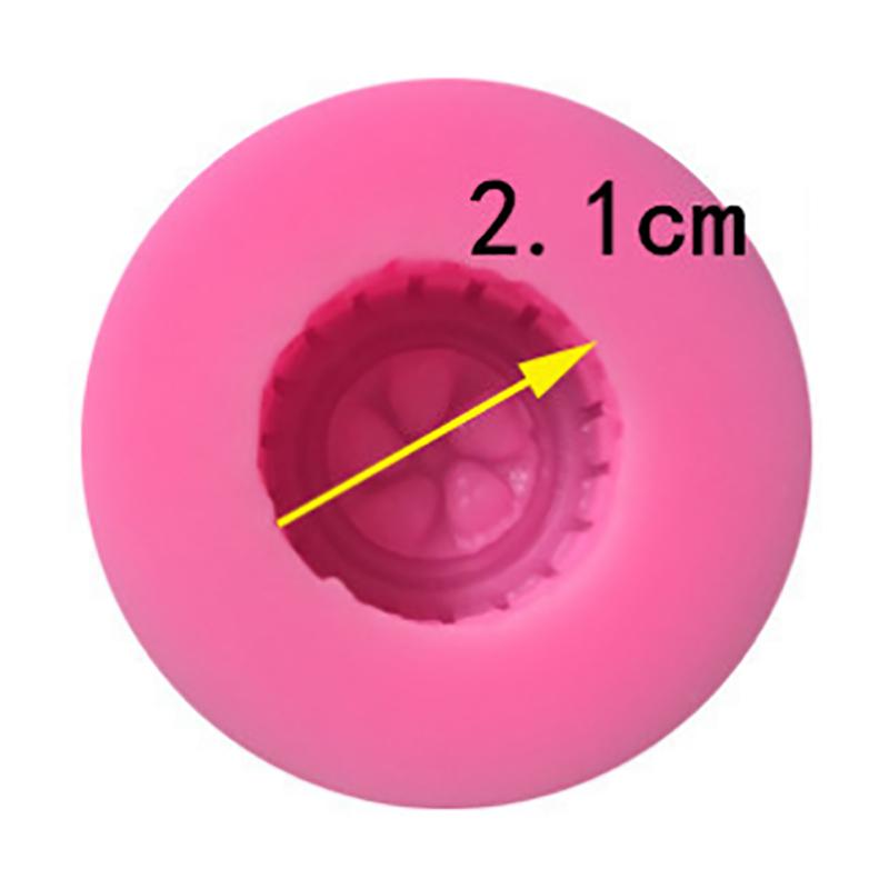3D Tires Wheel Silicone Mold DIY Sugar Chocolate Fondant Cake Cupcake Baking Mould
