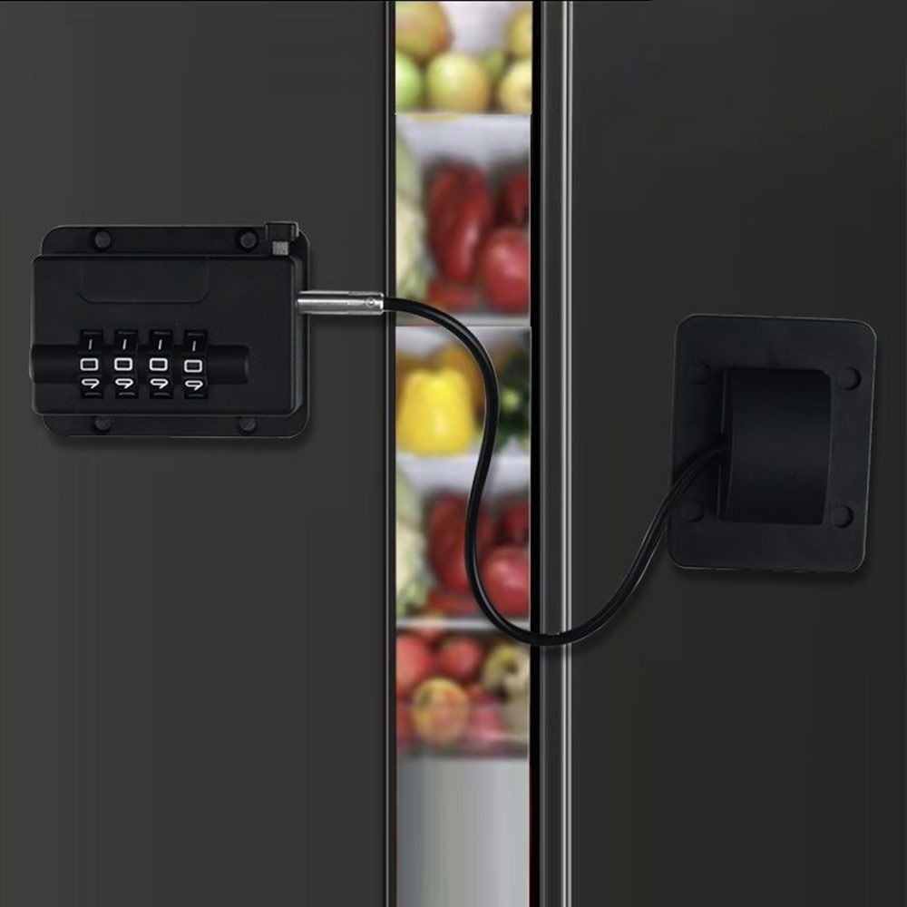 Adjustable Baby Safety Lock No Drilling Cabinet Lock Refrigerator Door Coded Lock  for Home