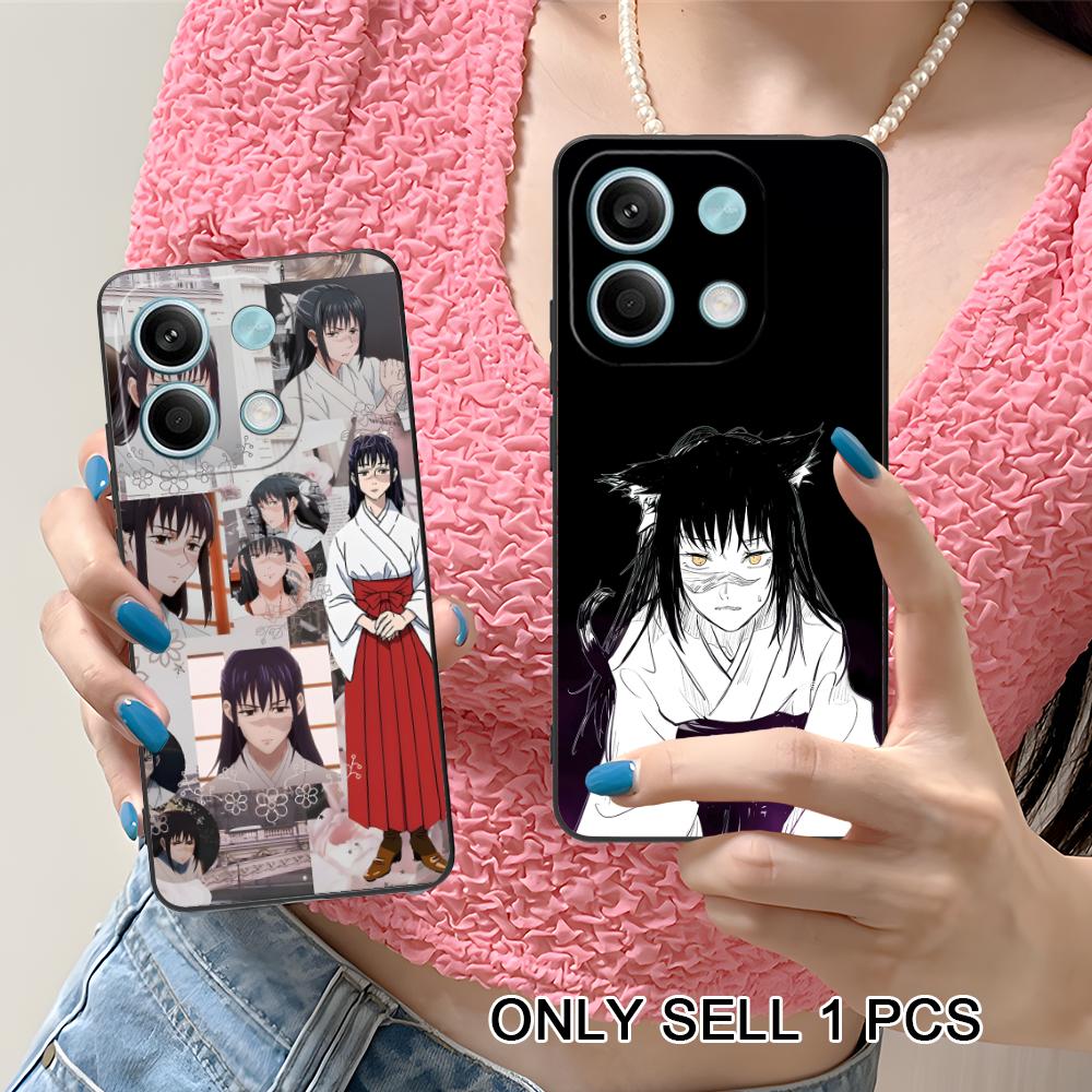 JJK Utahime Iori Mattes TPU-Handyhülle für Xiaomi Redmi 15 14 13 12 A5 3 2 1 C Plus 4G 5G Bunte Druckabdeckung