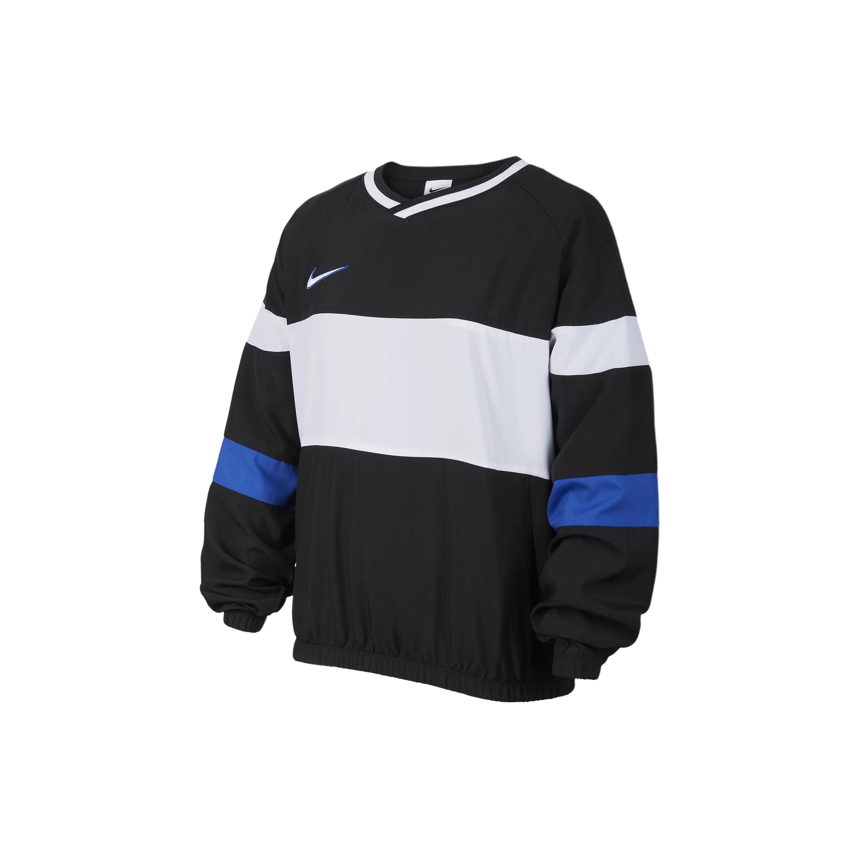 

Детская футболка с длинным рукавом Nike Dri-FIT Academy с вышивкой логотипа и цветными блоками, черная FN8390-010 M