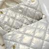 Women Down Cotton Padding Shoulder Bag Winter Messenger Bag Girls Crossbody Bag