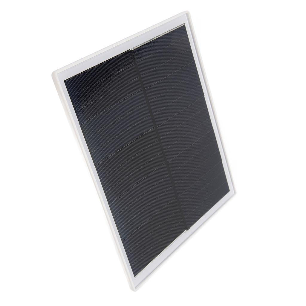 Solar Panel 6W 5V Monocrystalline Silicon IP65 Waterproof Slim Portable Solar Panel Charger with Monitor Camera Bracket