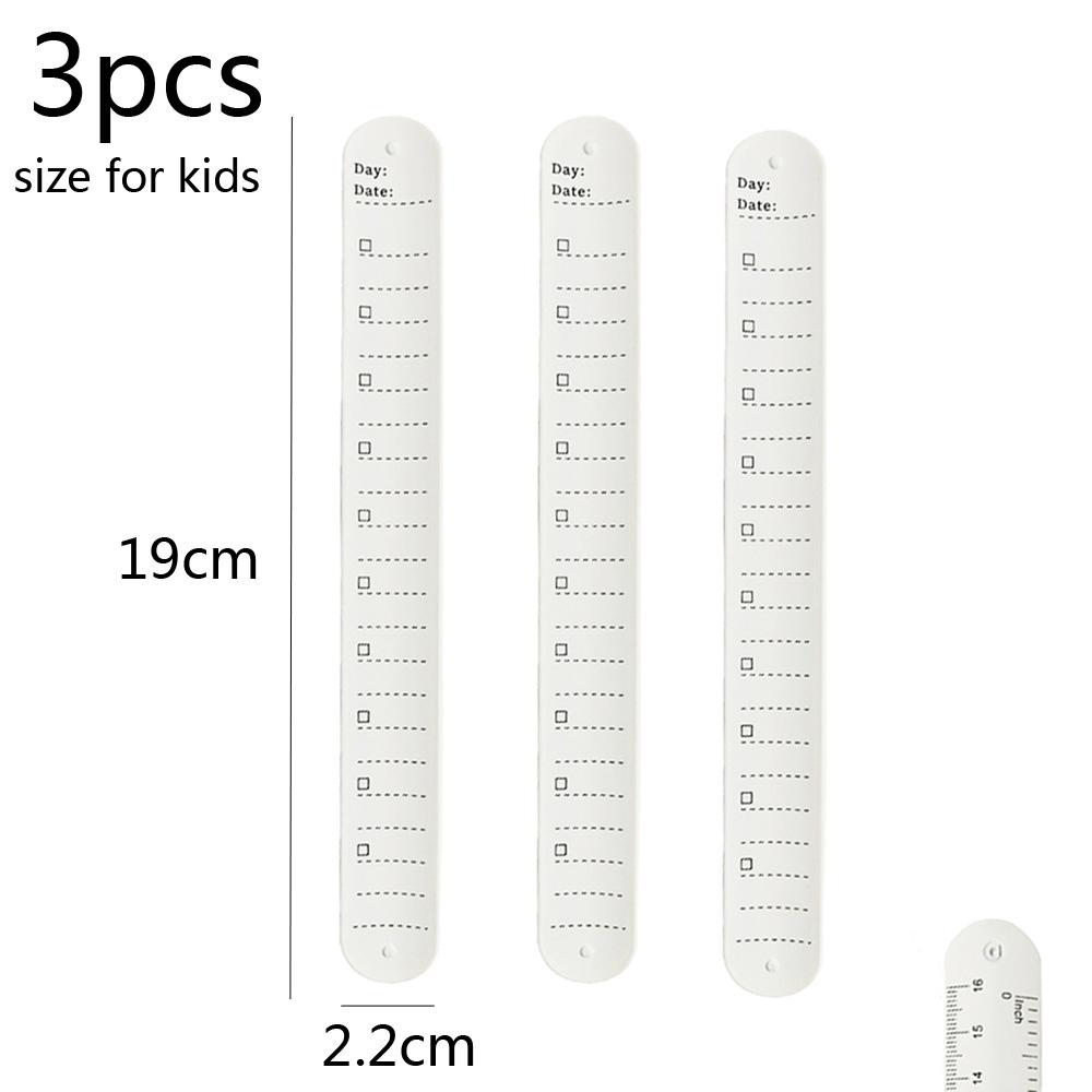 

Kids Adult Silicone Memo Wrist Bands Remind Slap Bracelet Chores Chart for Nurse To Do List Wrist Notepad Strap for Planner