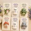 Thoughtful Plastic Animal Ornaments Resin Pocket-Sized Pocket Hug Gifts Inspirational Card Inspirational Card For Pet Lovers