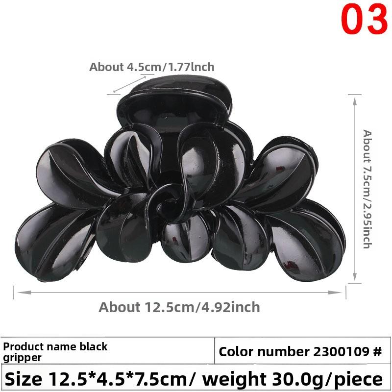 Extra-large Leaf, Big Claws Thick Hair Updo Hairpin Ladies' Odd Hand Clip