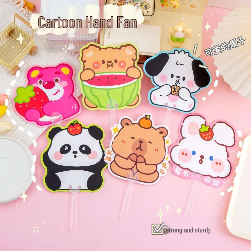 Мультяшные мини-веера с животными - Упаковка 10 штук