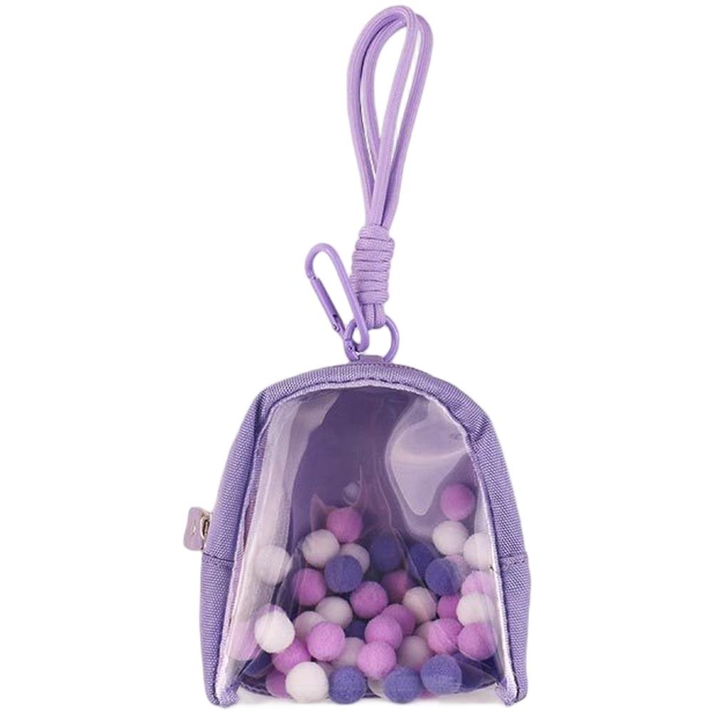 

Versatile Storage Bag For Tamagotchi Paradise Transparent Mini Storage Bag Waterproof Protective Sleeve With Lanyard Digital фиолетовый