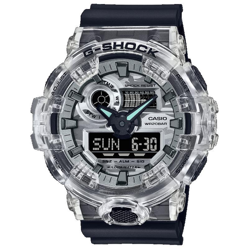 

Casio G-SHOCK Men s Resin 200M Water Resistant Digital Shock Resistant Quartz Watch GA-700SKC-1A чёрный