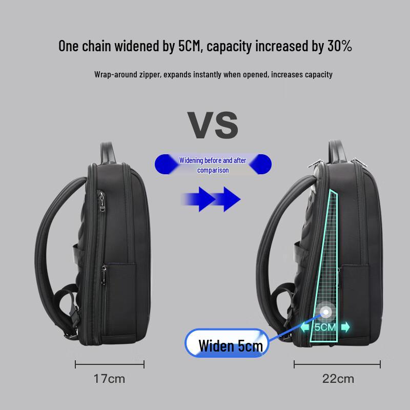 Bopai Men's Business Travel Laptop Backpack