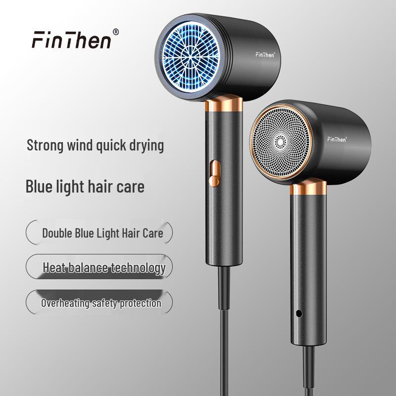 High-Power Blue Light Negative Ion Hair Dryer for Quiet Home Use and Student Dormitories