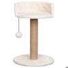 Arbre à chat - Maison Exclusive - 49 cm - Poteaux en herbe marine - Perchoir supérieur avec jouet