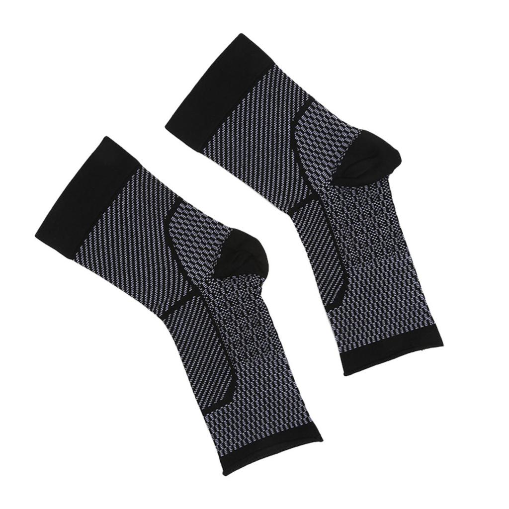 1pair Sports Ankle Support Brace Socks Tendonitis Plantar Fasciitis Joint Pain Relief Compression Socks Ankle Protection Sleeve for Men Women