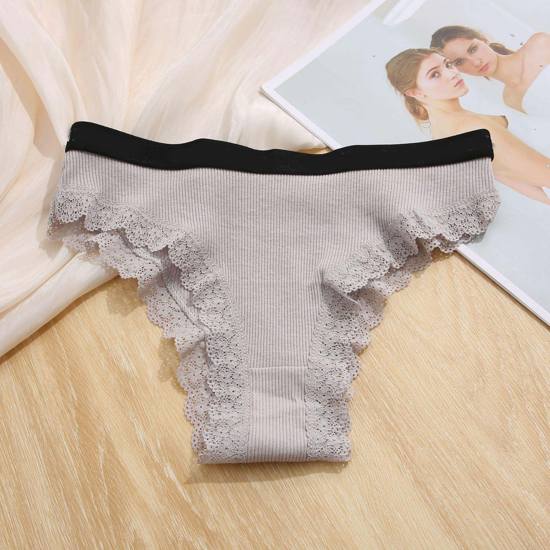 

Женские хлопковые трусики для девочек, стринги с буквами, бразильские трусики, сексуальное кружевное нижнее белье для женщин, нижнее белье XXL легкие хаки