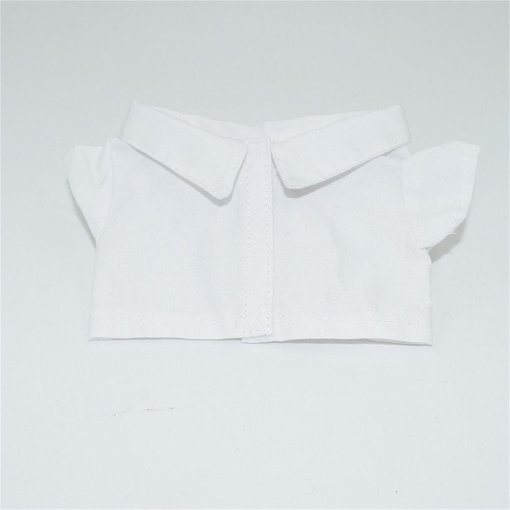 Kindergeschenk Stoffpuppe Kleidung Schwarz Weiß Puppe Plüschkleidung Puppenhemd Puppenhose Puppenkleidung