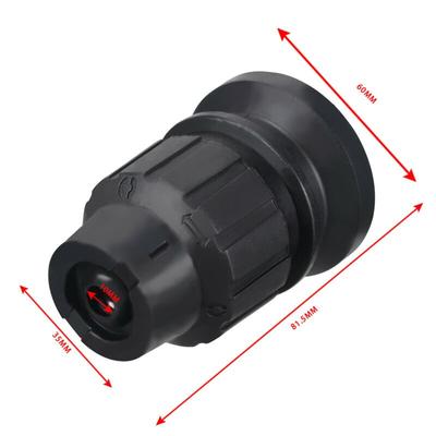 Schwarzes Bohrfutter Metallbearbeitung TE5 TE6 TE7 TE14/TE15/TE18 Ersatz Neu
