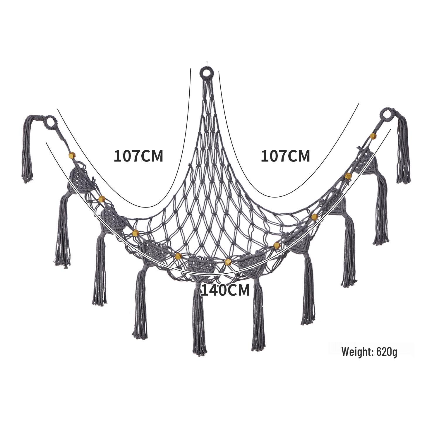 

Треугольная сетка для хранения игрушек на стене - Плюсовый гамак ручной работы