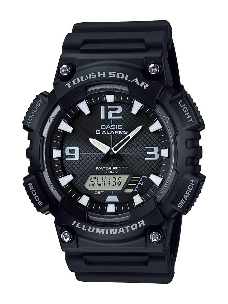 Casio AQ-S810W-1A Men's Solar Analog-Digital (Combination) Watch, Imported