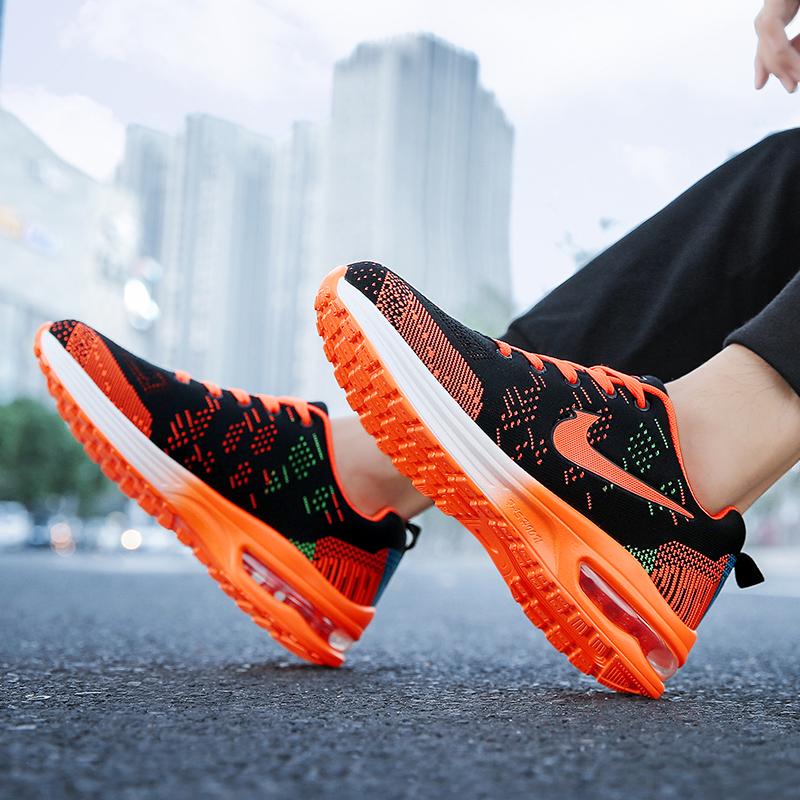 Men's Air Cushion Running Shoes | Breathable Mesh Sneakers For Gym, Workout, Walking & Casual Wear