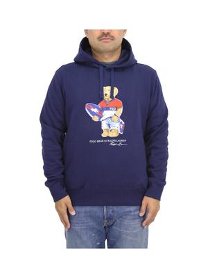 POLO RALPH LAUREN Φούτερ Πουλόβερ με Σχέδιο Αρκούδας Polo Μέγεθος Σκούρο Μπλε Ανδρικό Hoodie, XL, (Κωδικός Προϊόντος 01020071)