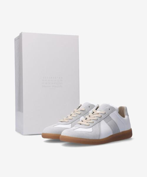 Maison Margiela Nachbildung Schnürsenkel-Sneaker - Weiß S57WS0236P1895101SS26