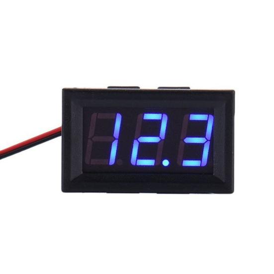 

DC 4.5-30V 0.56inch LED Digital Display 2-Wire Voltage Meter Voltmeter Panel синій