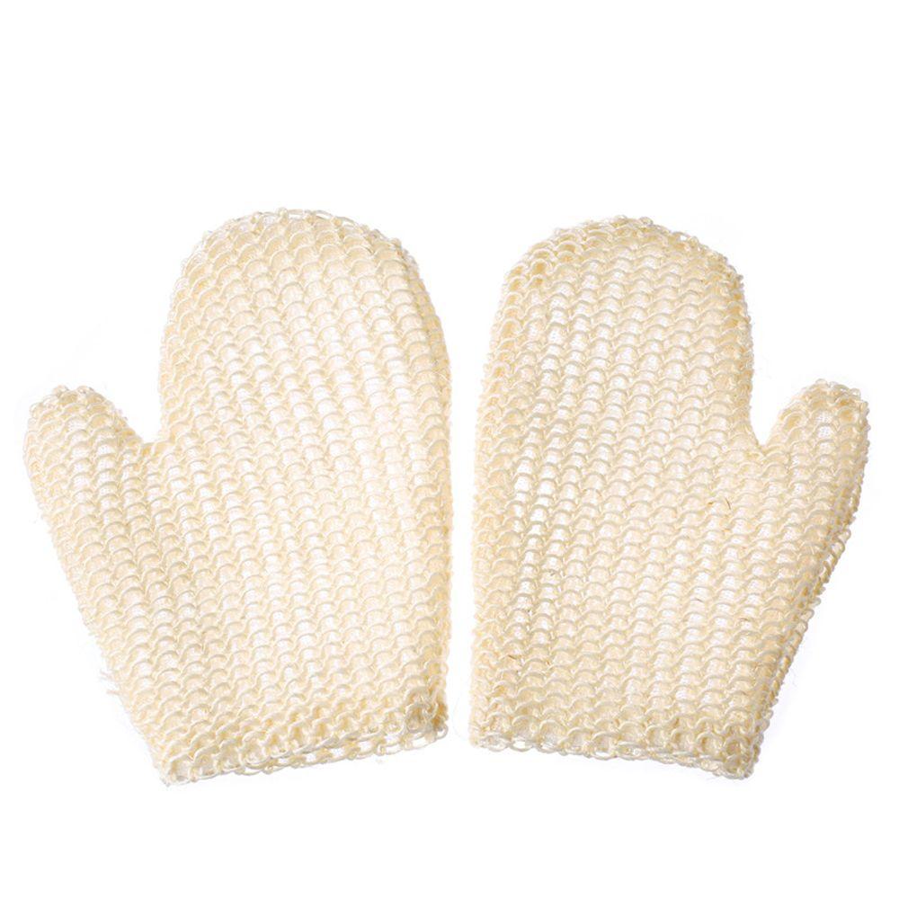 Skin Wash Bathing Cleaning Tool Exfoliating Glove Body Scrubber Shower Brush Sisal Bath Gloves
