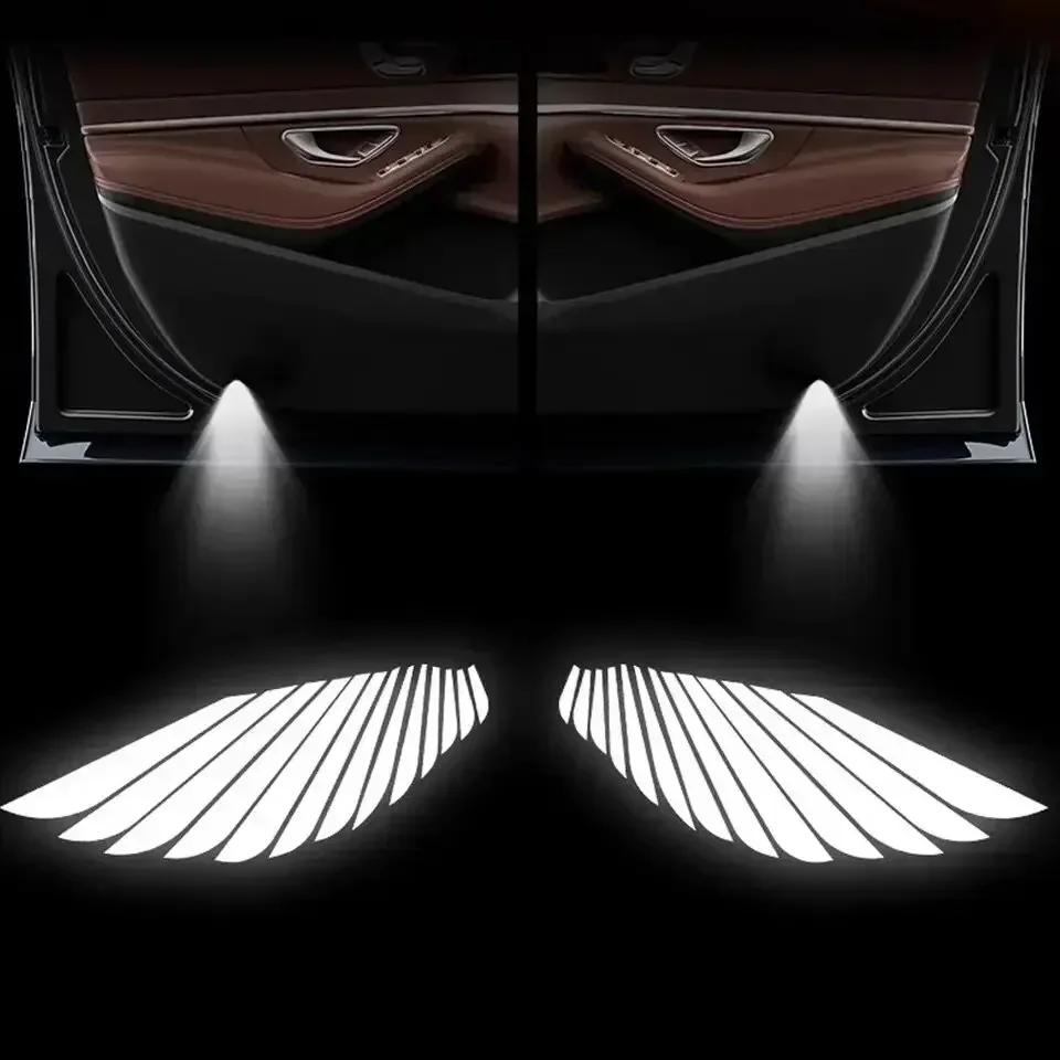 LED-Autotürlicht Für Mitsubishi Pajero V93 V97 V80V87 2007-2020 2016 2018 3 4 2 Willkommen Projektorlampe Dekoration Zubehör