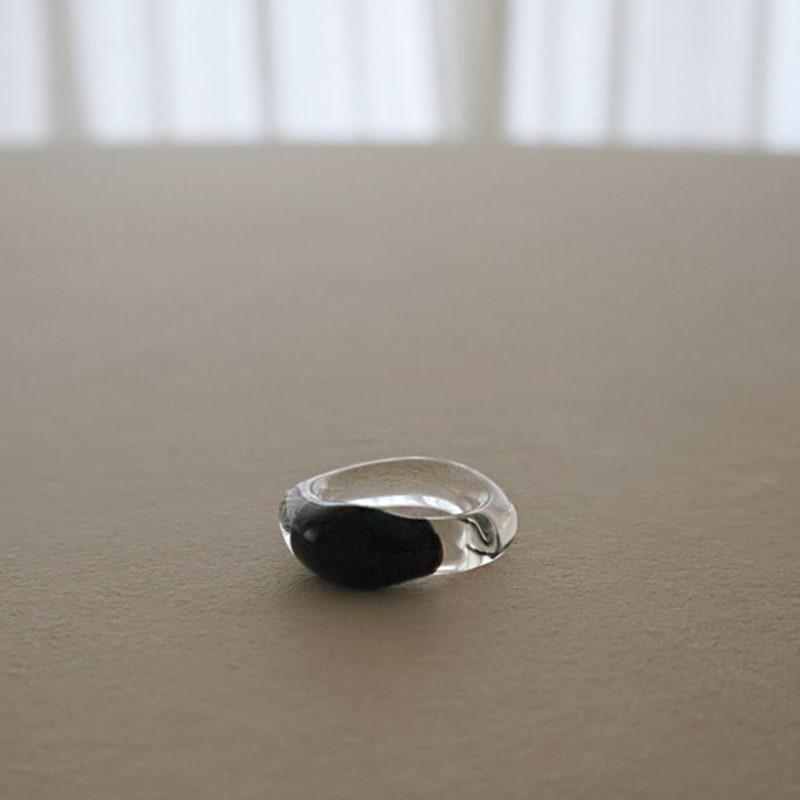 APIOH BLACK WAVE RING